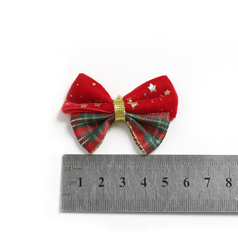 10/20 τμχ Χριστουγεννιάτικη διακόσμηση Φιόγκος Κόκκινο Διακόσμηση Δωματίου Εξωτερικού Χριστουγεννιάτικου Δέντρου Κρεμαστό DIY Πρωτοχρονιά 2025 Αξεσουάρ συσκευασίας δώρου