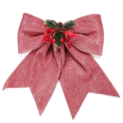 1 τεμ. Χριστουγεννιάτικο δέντρο με παπιγιόν στολίδια Δώρο Δώρο Χριστουγεννιάτικο Διακόσμηση Κορδέλα Φιόγκος Χριστουγεννιάτικα εορταστικά διακοσμητικά εσωτερικού χώρου