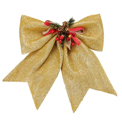 1 τεμ. Χριστουγεννιάτικο δέντρο με παπιγιόν στολίδια Δώρο Δώρο Χριστουγεννιάτικο Διακόσμηση Κορδέλα Φιόγκος Χριστουγεννιάτικα εορταστικά διακοσμητικά εσωτερικού χώρου