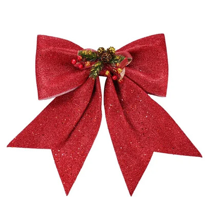 1 τεμ. Χριστουγεννιάτικο δέντρο με παπιγιόν στολίδια Δώρο Δώρο Χριστουγεννιάτικο Διακόσμηση Κορδέλα Φιόγκος Χριστουγεννιάτικα εορταστικά διακοσμητικά εσωτερικού χώρου