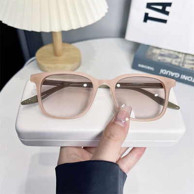 Modes vintage saulesbrilles sievietēm vīriešiem Zīmols Dizaineris Retro kaķa acs Saulesbrilles Sieviešu Ins Populāri Krāsaini kvadrātveida brilles UV400