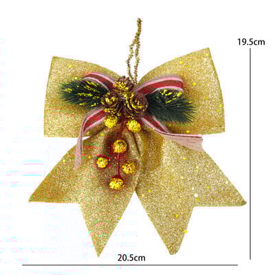 Arany púder karácsonyi masni csípődísz karácsonyfa medál dekoráció barkácsparti otthon ünnepi hangulat kellékek dekoráció