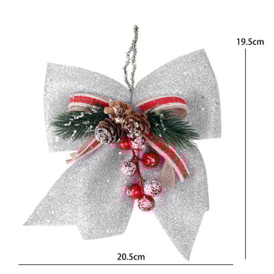 Arany púder karácsonyi masni csípődísz karácsonyfa medál dekoráció barkácsparti otthon ünnepi hangulat kellékek dekoráció