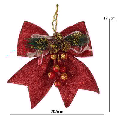 Arany púder karácsonyi masni csípődísz karácsonyfa medál dekoráció barkácsparti otthon ünnepi hangulat kellékek dekoráció