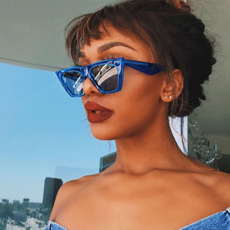 UV400 Retro sunčane naočale s mačjim očima, ženske ženske gradijentne vintage sunčane naočale, crne naočale Popularne sunčane naočale 2024.