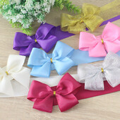 5 bucăți panglici din satin fundite haine accesorii bricolaj mousse pentru decorare prăjituri împachetare cadouri consumabile pentru nuntă, ziua de naștere, Crăciun