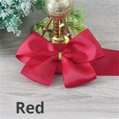 5 bucăți panglici din satin fundite haine accesorii bricolaj mousse pentru decorare prăjituri împachetare cadouri consumabile pentru nuntă, ziua de naștere, Crăciun