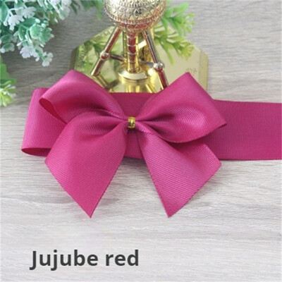 5 bucăți panglici din satin fundite haine accesorii bricolaj mousse pentru decorare prăjituri împachetare cadouri consumabile pentru nuntă, ziua de naștere, Crăciun