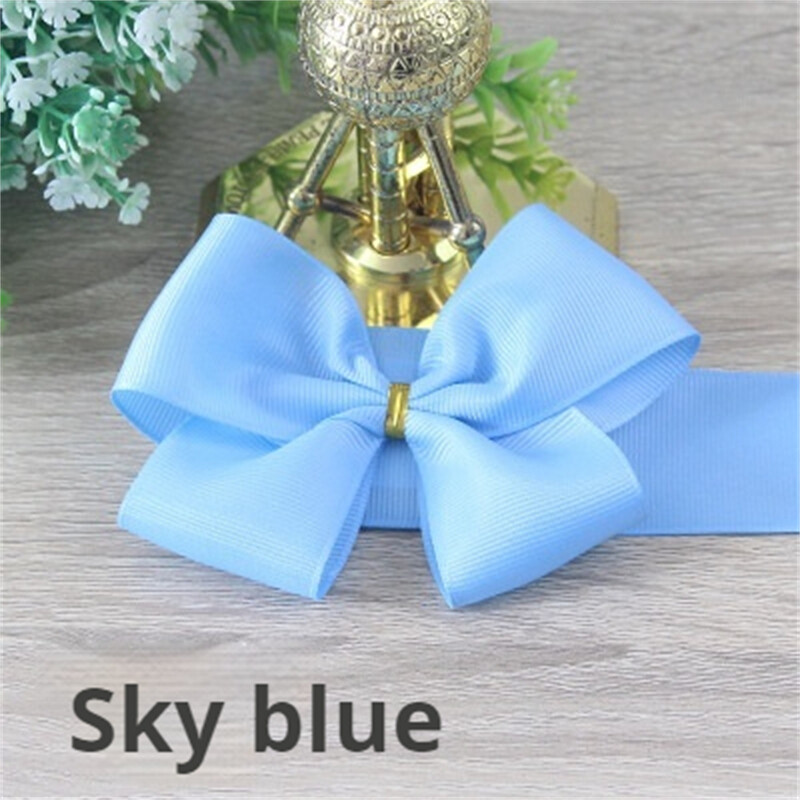 5 bucăți panglici din satin fundite haine accesorii bricolaj mousse pentru decorare prăjituri împachetare cadouri consumabile pentru nuntă, ziua de naștere, Crăciun