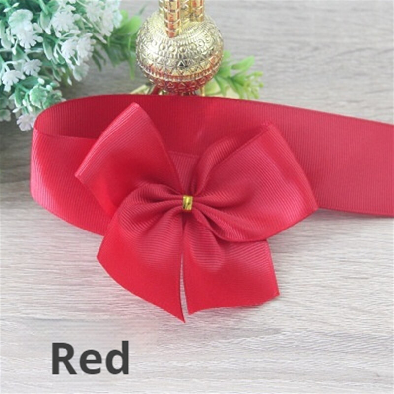 5 bucăți panglici din satin fundite haine accesorii bricolaj mousse pentru decorare prăjituri împachetare cadouri consumabile pentru nuntă, ziua de naștere, Crăciun