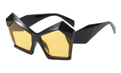 Macskaszem sokszög nagy keretű napszemüvegek parti személyiség túlzásba vitt Ins napszemüvegek kültéri napvédelem csúcskategóriás napszemüvegek