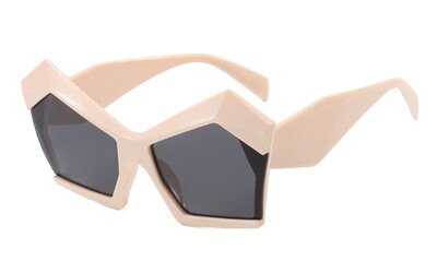 Macskaszem sokszög nagy keretű napszemüvegek parti személyiség túlzásba vitt Ins napszemüvegek kültéri napvédelem csúcskategóriás napszemüvegek