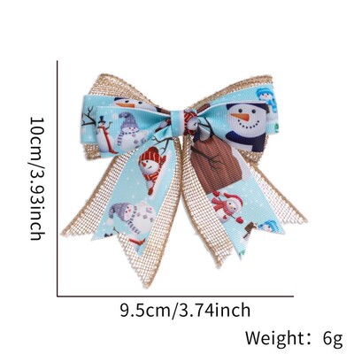 Ziemassvētku bantīte Sarkans Zelts Mini Ziemassvētku eglīšu kulonu rotājumi mājas dekorēšanai Navidad Jaungada ballīte DIY dāvanas