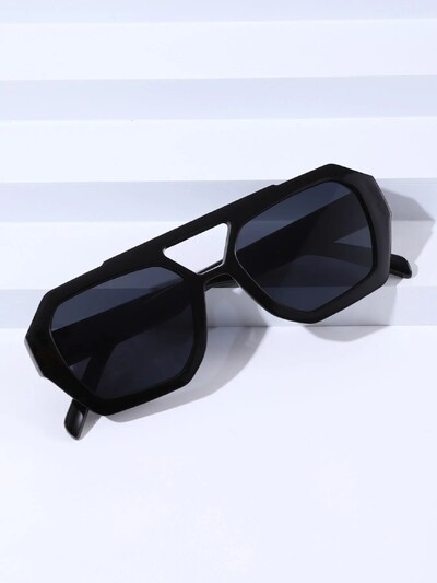 Határokon átnyúló európai és amerikai dupla sugarú szabálytalan napszemüvegek 2023 Új, személyre szabott retró napszemüvegek a gyakornokok körében