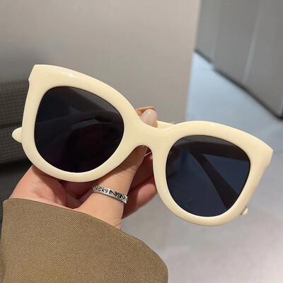 Negabaritinių drugelių kačių akių akiniai nuo saulės Nauji madingi moteriški moteriški atspalviai Spalvingi populiarūs prekės ženklo dizainerių akiniai moterims