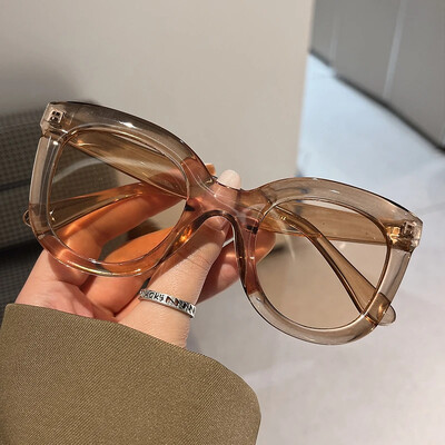 Negabaritinių drugelių kačių akių akiniai nuo saulės Nauji madingi moteriški moteriški atspalviai Spalvingi populiarūs prekės ženklo dizainerių akiniai moterims