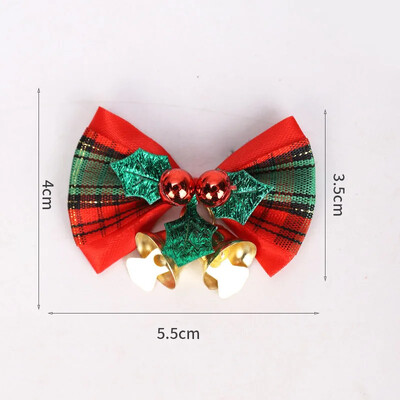 10 DB karácsonyi masni harangokkal Mini masnis karácsonyfa füzér függő díszek Karácsonyi újévi buli díszek