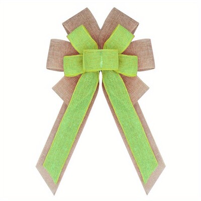 Mašna od imitacije lana, božićni darovi, privjesci za božićno drvce, božićni i uskrsni ukrasi