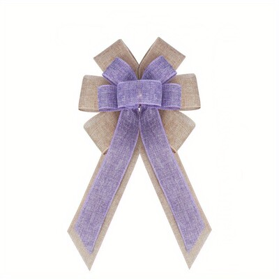 Mašna od imitacije lana, božićni darovi, privjesci za božićno drvce, božićni i uskrsni ukrasi