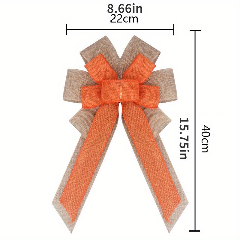 Mašna od imitacije lana, božićni darovi, privjesci za božićno drvce, božićni i uskrsni ukrasi