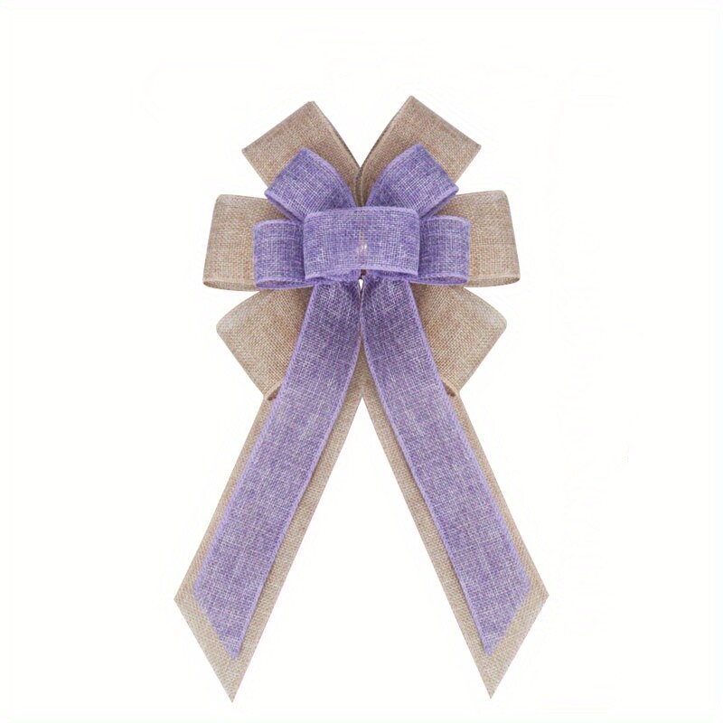 Mašna od imitacije lana, božićni darovi, privjesci za božićno drvce, božićni i uskrsni ukrasi