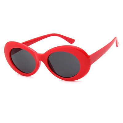 Punk Sieviešu Clout aizsargbrilles Kurt Cobain Brilles Vīriešiem Ovālas Saulesbrilles Sieviešu Unisex Hip Pop Saulesbrilles Lady Oculos UV400 2023 Jaunums