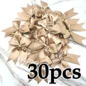 (30 gab/iepakojumā) 12*7cm svaigi rozā lentes bantes liela izmēra satīna lentes bantītes ziedu rokdarbu rotājumi roku darbs DIY ballīte