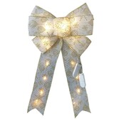 Ziemassvētku bantīte ar lielu manuālu mājas rotājumu 1 gab. Jauns, karsts izpārdošana Brīvdienu bantīte Ziemassvētku modes festivāla dekors roku darbs