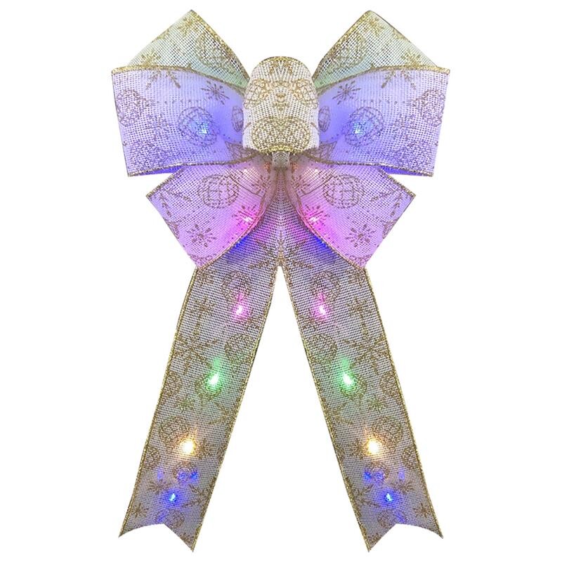 Ziemassvētku bantīte ar lielu manuālu mājas rotājumu 1 gab. Jauns, karsts izpārdošana Brīvdienu bantīte Ziemassvētku modes festivāla dekors roku darbs