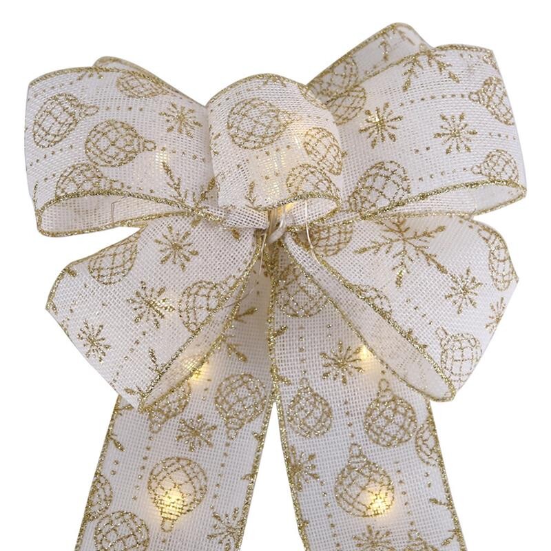 Ziemassvētku bantīte ar lielu manuālu mājas rotājumu 1 gab. Jauns, karsts izpārdošana Brīvdienu bantīte Ziemassvētku modes festivāla dekors roku darbs