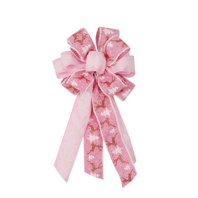 Ziemassvētki, bantīšu rotājumi, piemēroti Ziemassvētku eglīšu dekorēšanai, dāvanu kastītes iepakojuma dekorēšanai, Ziemassvētku dekoratīvie aksesuāri