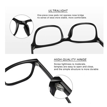 Unisex Stylish Nerd Γυαλιά Γυναικεία Γυαλιά Γυαλιά Clear Lens Οπτικά Σκελετοί Ψεύτικα Ανδρικά Γυαλιά