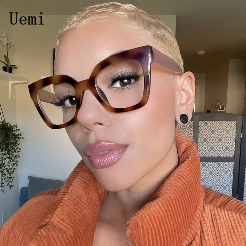 2025 m. Nauji retro moteriški akiniai kačių akims, anti mėlynos šviesos senovinis rėmelis, skaidrus, permatomas objektyvas, skirtas skaityti kompiuteriui, moteriški akiniai