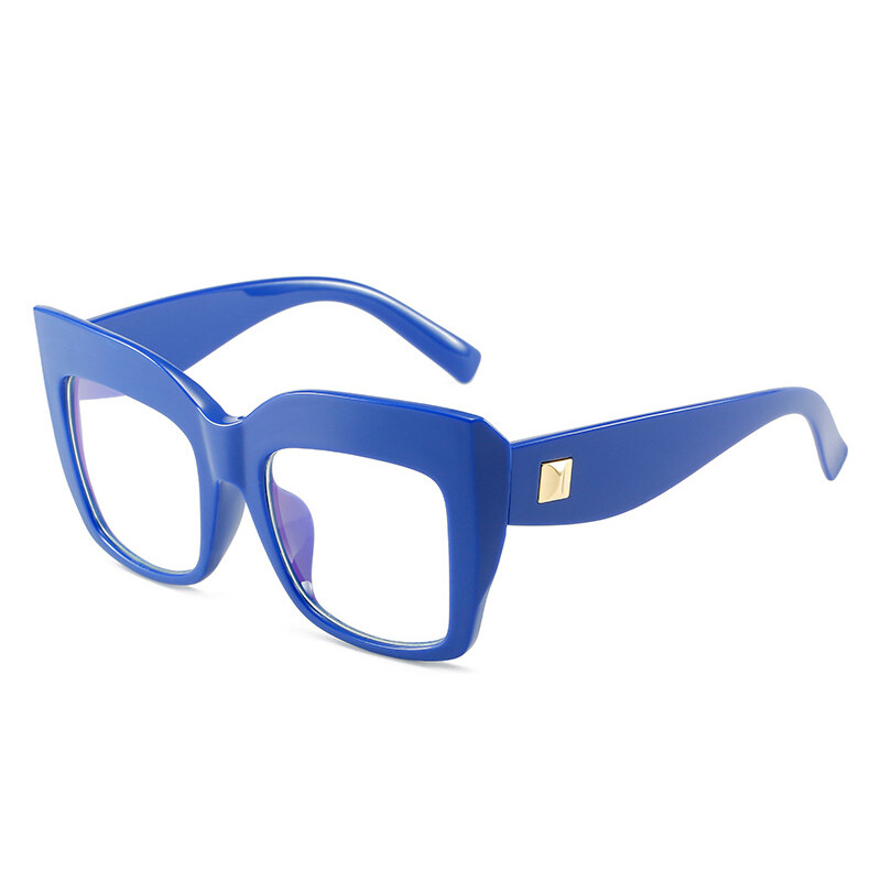 Túlméretes négyzet alakú optikai szemüveg keret női divat anti kék fény átlátszó számítógépes szemüveg TR90 szemüveg szemüveg