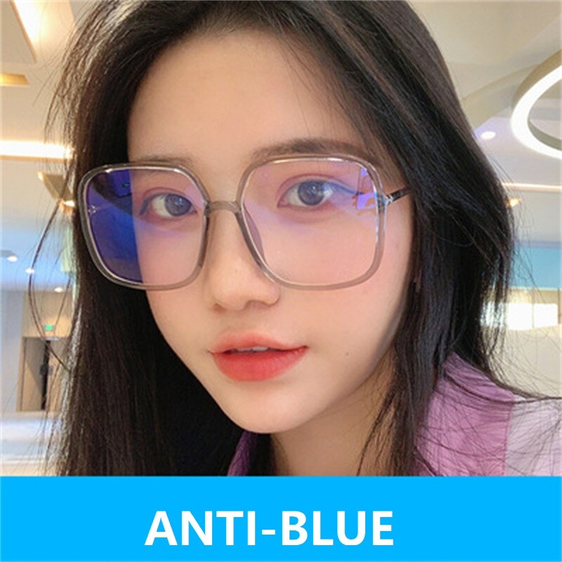 Optiski caurspīdīgs sieviešu briļļu ietvars liela izmēra īpaši viegls TR90 plastmasas brilles vīriešiem liela tuvredzība Briļļu ietvari kvadrātveida rāmis