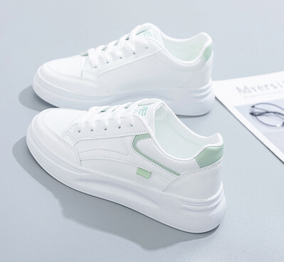Női cipő nyári vastag talp fehér tavaszi őszi légáteresztő platform tenisz női Trend kerek fejű női alkalmi tornacipő 2024