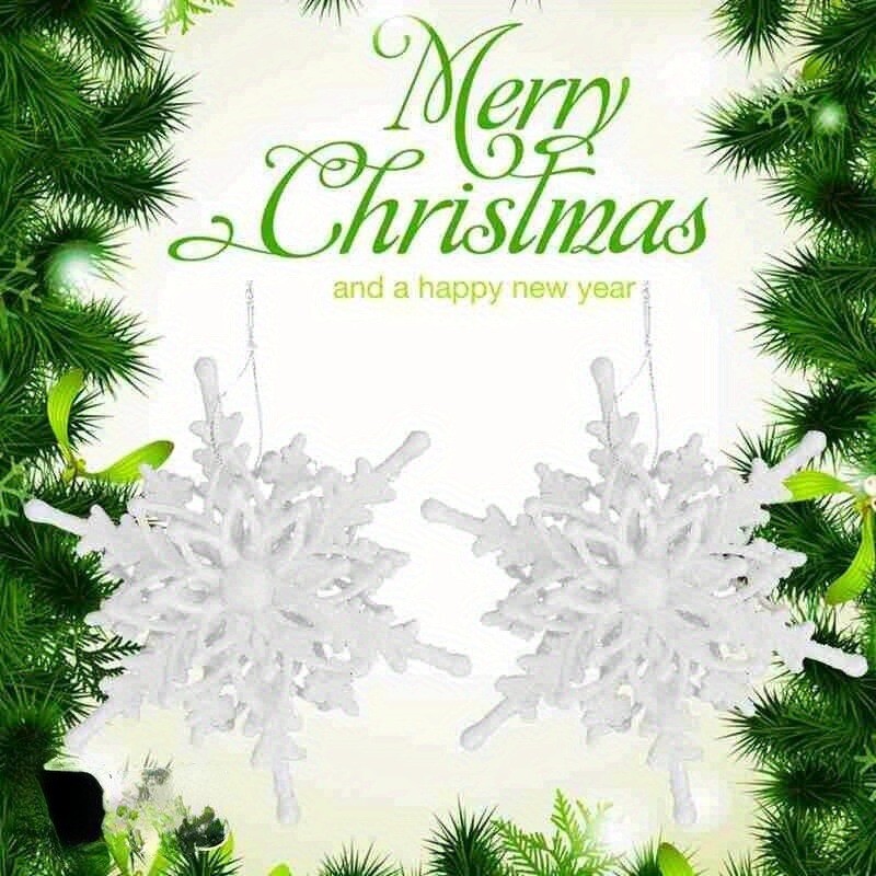 Kalėdų snaigė Kabanti Kalėdų eglutės papuošalai Kalėdų namų kambario dekoras Navidad Naujųjų 2024 m. dekoro dovanos Priedai ﻿