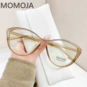 MOMOJA Ultra Light Retro Fashion TR90 Anti Blue Cat Eye Sieviešu acu rāmis Optiskais Recepšu briļļu rāmis 7212