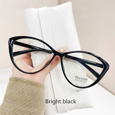 MOMOJA Ultra Light Retro Fashion TR90 Anti Blue Cat Eye Sieviešu acu rāmis Optiskais Recepšu briļļu rāmis 7212