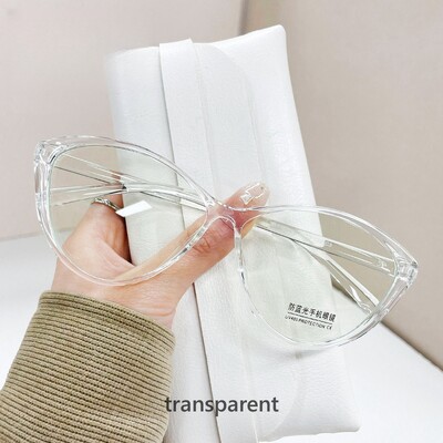 MOMOJA Ultra Light Retro Fashion TR90 Anti Blue Cat Eye Sieviešu acu rāmis Optiskais Recepšu briļļu rāmis 7212
