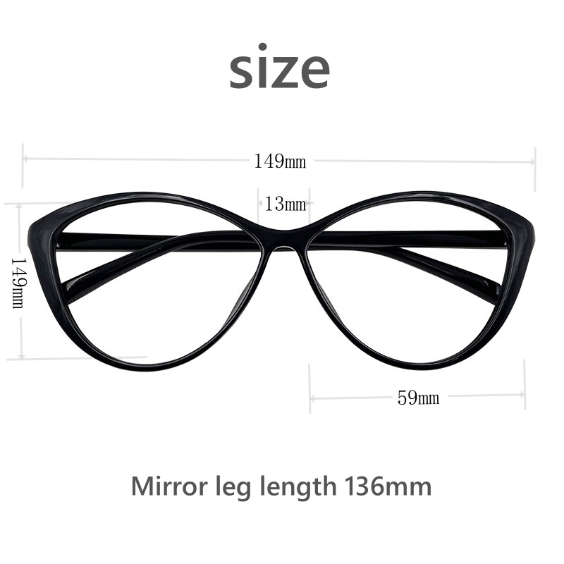 MOMOJA Ultra Light Retro Fashion TR90 Anti Blue Cat Eye Sieviešu acu rāmis Optiskais Recepšu briļļu rāmis 7212