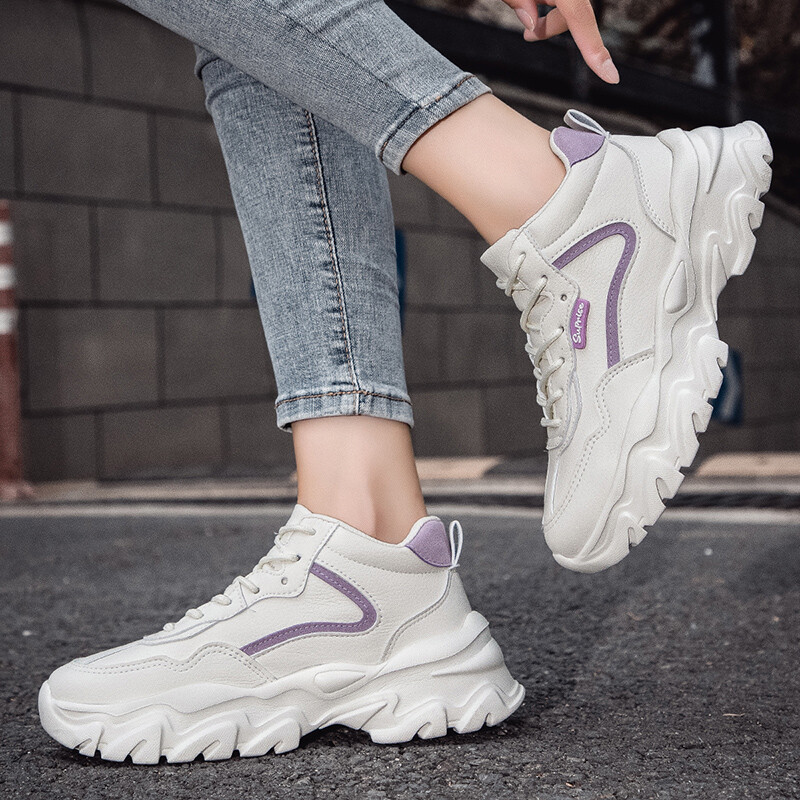 Női alkalmi tornacipők csúszásmentes, kényelmes sportcipők női téli szabadtéri, vulkanizált cipők női polár gyalogos edzőcipő