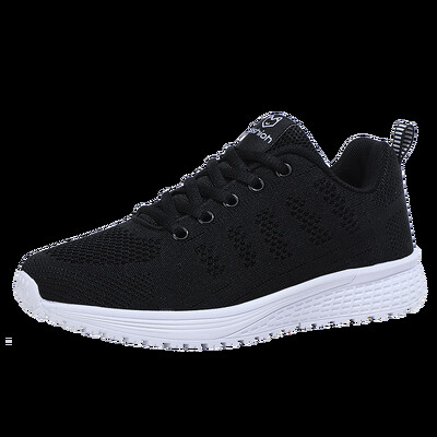 Női alkalmi sportcipő séta könnyű diák fitnesz női cipő molett vulkanizált cipő lélegző hálós felület