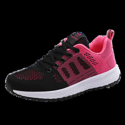 Női alkalmi sportcipő séta könnyű diák fitnesz női cipő molett vulkanizált cipő lélegző hálós felület