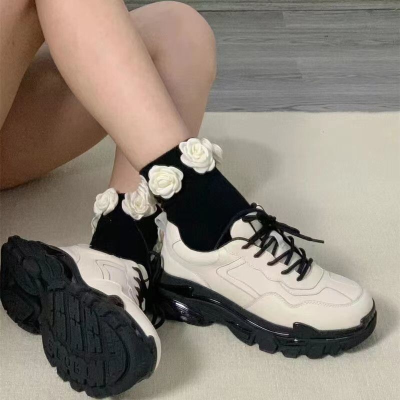 SHANPA rudeniniai sportbačiai moterims Paprastumas Vienspalviai PU odos platforminiai sportiniai batai Moteriški korėjietiško stiliaus žemi laisvalaikio batai