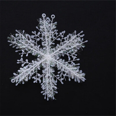 KARSTI! 30gab Ziemassvētku eglīšu rotājumi Baltas sniegpārslas Mākslīgās sniegpārslas Ziemassvētku rotājumi mājām Navidad Jaungada dāvana