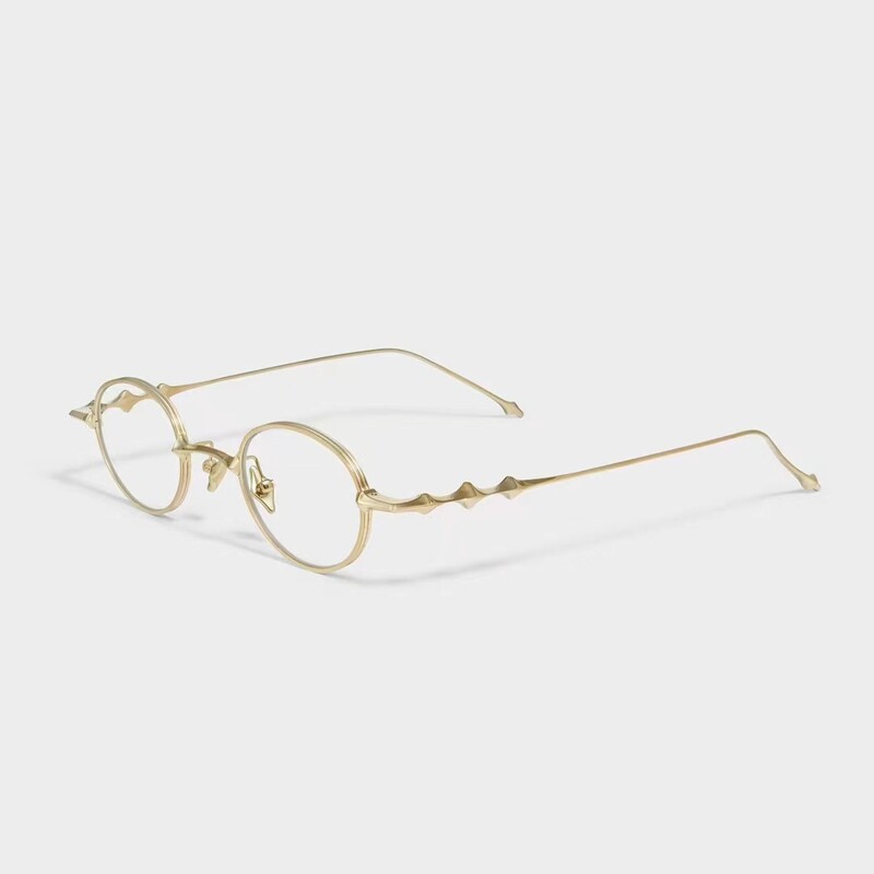 Nauji metaliniai ovalūs mažo rėmelio akiniai Anti Blue Light Kompiuterio akiniai Madingi Retro Vyrai Moteriški Paprasti stilingi akinių rėmeliai