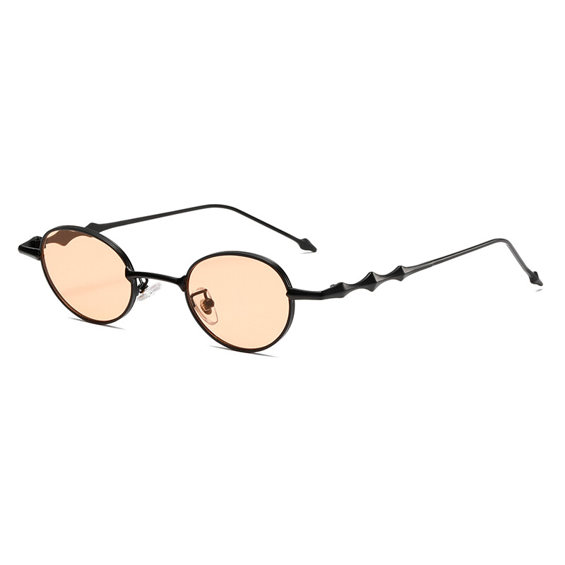 Nauji metaliniai ovalūs mažo rėmelio akiniai Anti Blue Light Kompiuterio akiniai Madingi Retro Vyrai Moteriški Paprasti stilingi akinių rėmeliai