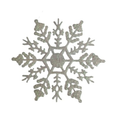 Ziemassvētku rotājumi akrila 10 cm sniegpārsliņa radošie Ziemassvētku eglītes kulonu simulācijas sniegpārsliņu rotājumi