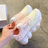 Fűzős középsarkú kényelmes cipők hálós felnőtt 2024 kiváló minőségű női cipők tavaszi vegyes színű női vulkanizáló cipők